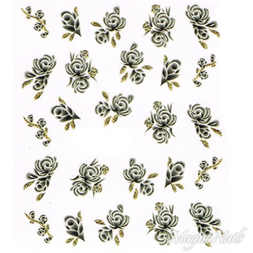 2D Nail Art One Stoke Sticker