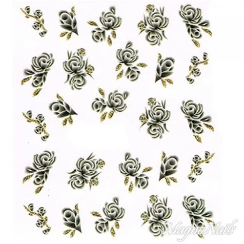 2D Nail Art One Stoke Sticker