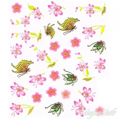 2D Nail Art One Stoke Sticker