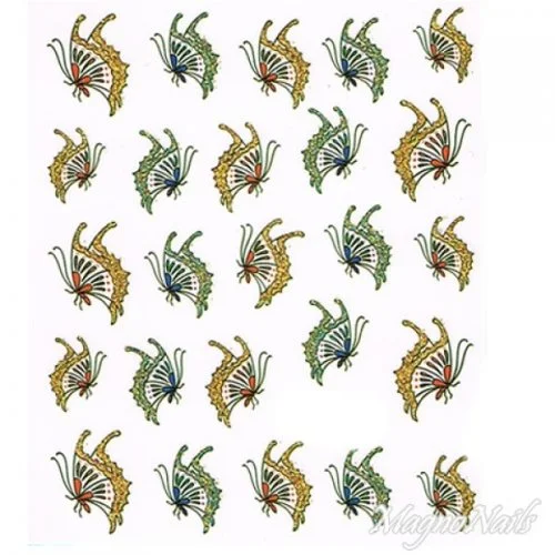 2D Nail Art One Stoke Sticker