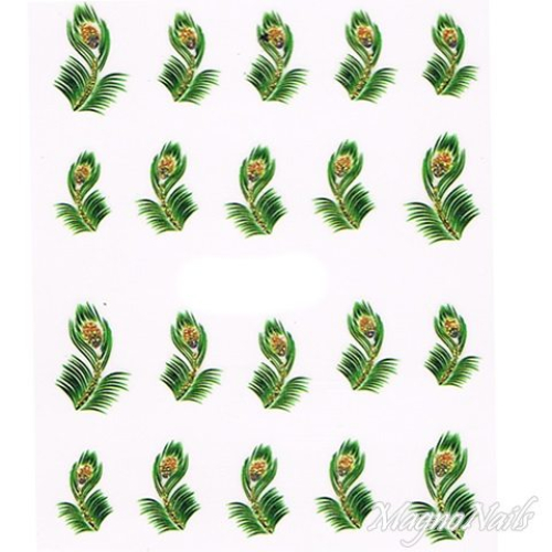 2D Nail Art One Stoke Sticker