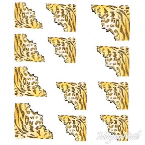 2D Nail Art One Stoke Sticker