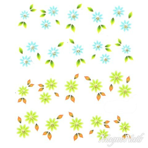 2D Nail Art One Stoke Sticker