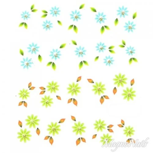 2D Nail Art One Stoke Sticker