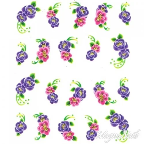 2D Nail Art One Stoke Sticker