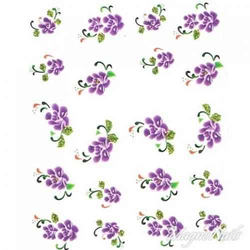 2D Nail Art One Stoke Sticker