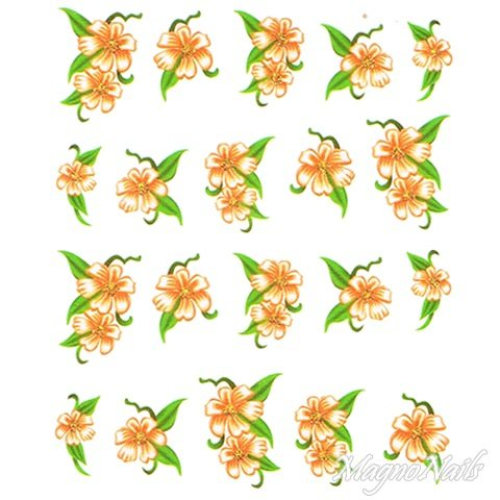 2D Nail Art One Stoke Sticker