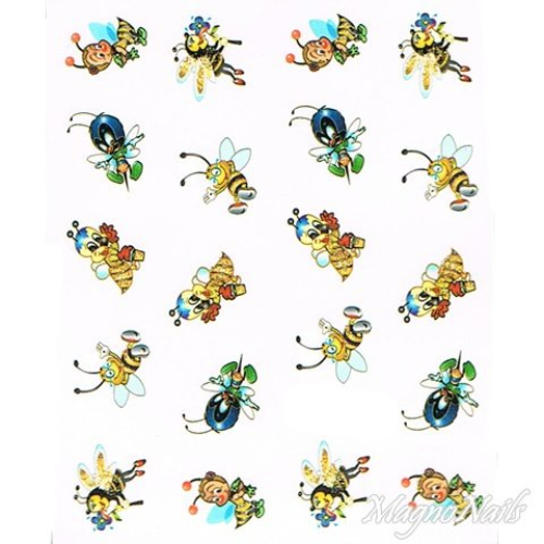 2D Nail Art One Stoke Sticker