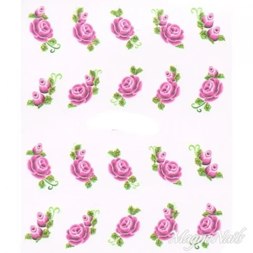 2D Nail Art One Stoke Sticker