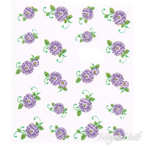 2D Nail Art One Stoke Sticker