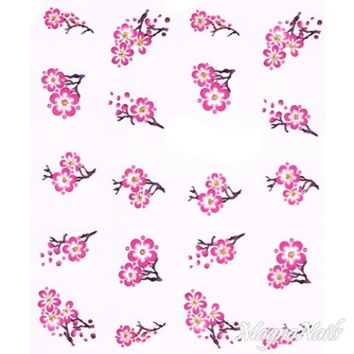 2D Nail Art One Stoke Sticker