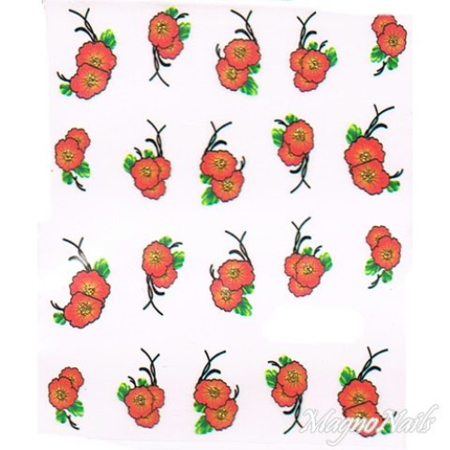 2D Nail Art One Stoke Sticker