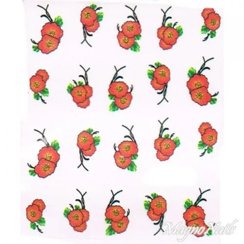 2D Nail Art One Stoke Sticker