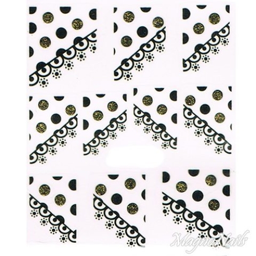 2D Nail Art One Stoke Sticker