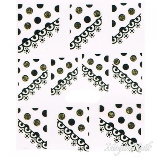 2D Nail Art One Stoke Sticker