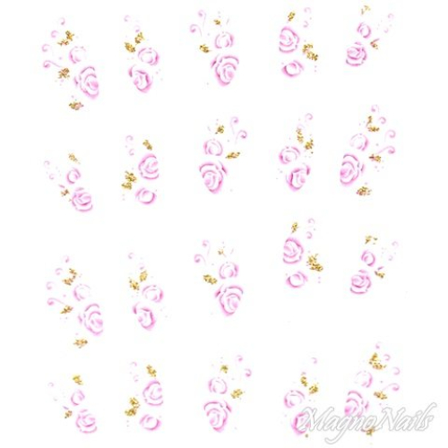 2D Nail Art One Stoke Sticker