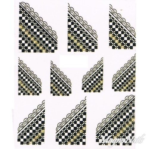 2D Nail Art One Stoke Sticker