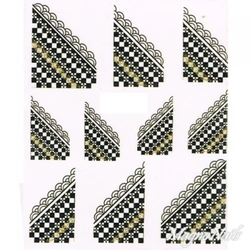 2D Nail Art One Stoke Sticker