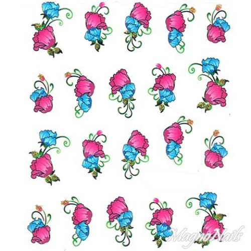 2D Nail Art One Stoke Sticker