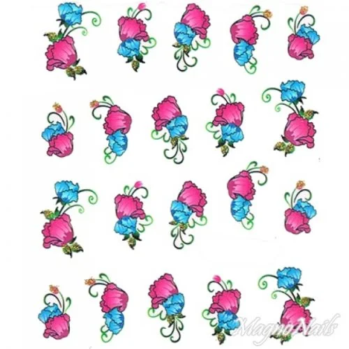 2D Nail Art One Stoke Sticker