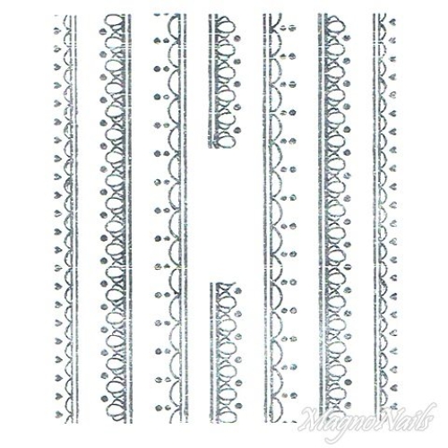 2D Nail Art One Stoke Sticker
