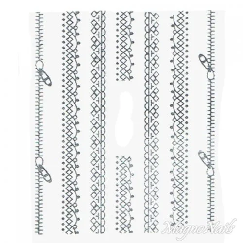 2D Nail Art One Stoke Sticker