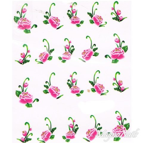 2D Nail Art One Stoke Sticker