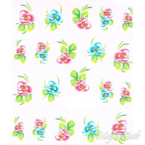 2D Nail Art One Stoke Sticker