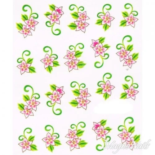 2D Nail Art One Stoke Sticker