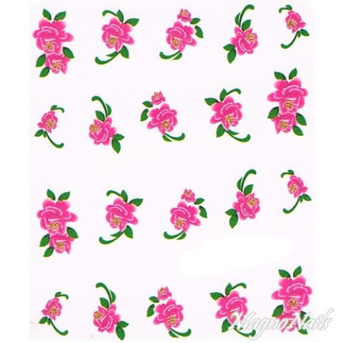 2D Nail Art One Stoke Sticker