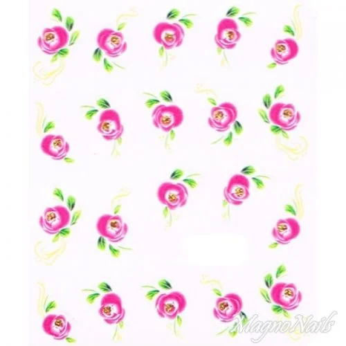 2D Nail Art One Stoke Sticker