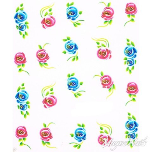 2D Nail Art One Stoke Sticker