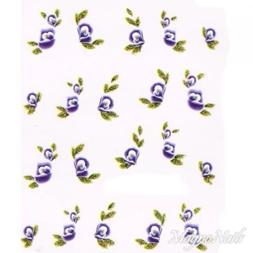 2D Nail Art One Stoke Sticker