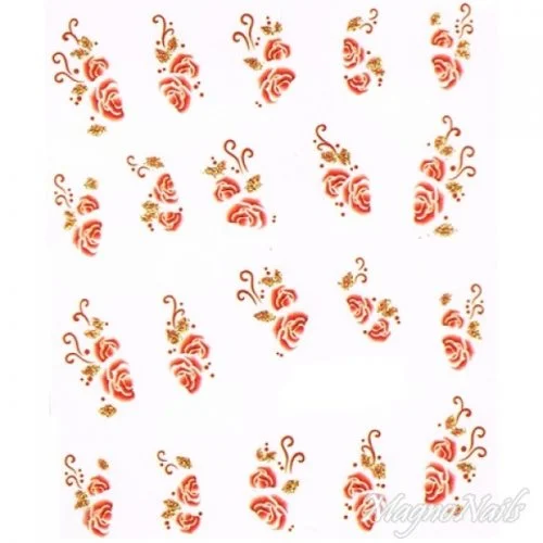 2D Nail Art One Stoke Sticker