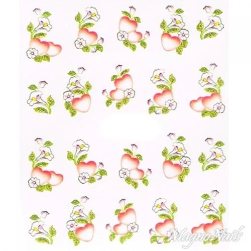 2D Nail Art One Stoke Sticker