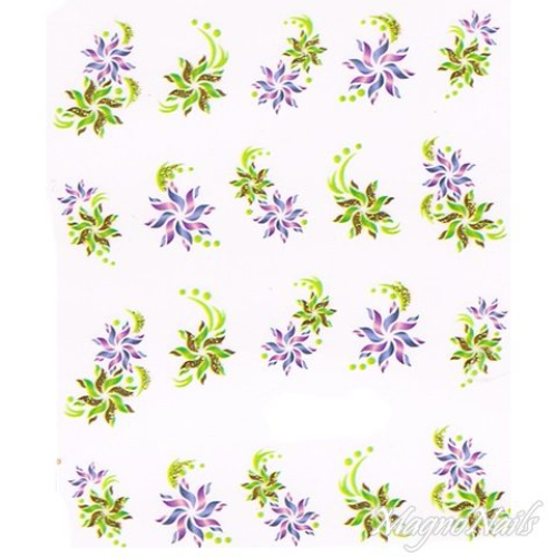 2D Nail Art One Stoke Sticker