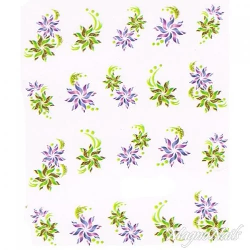 2D Nail Art One Stoke Sticker