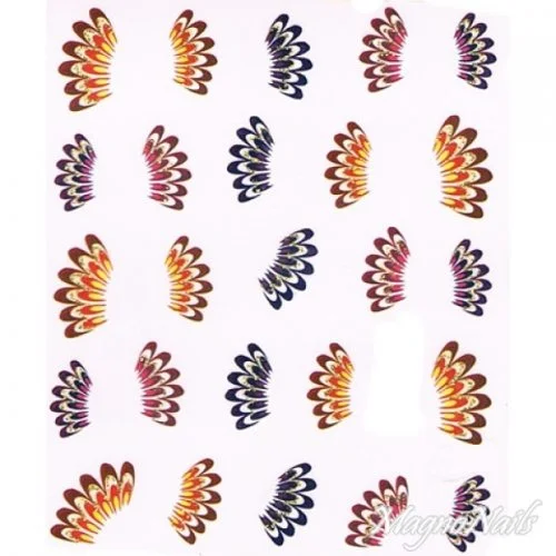 2D Nail Art One Stoke Sticker