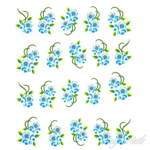 2D Nail Art One Stoke Sticker