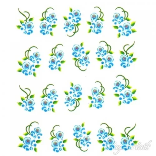 2D Nail Art One Stoke Sticker