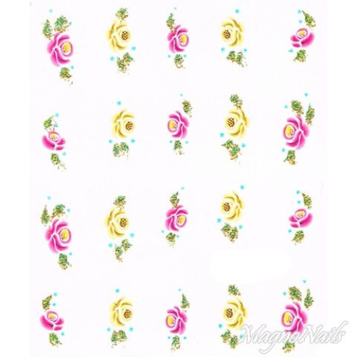 2D Nail Art One Stoke Sticker