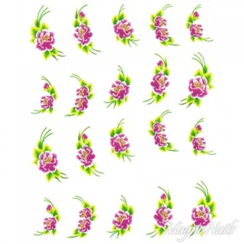 2D Nail Art One Stoke Sticker