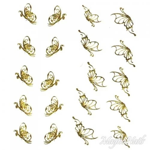 2D Nail Art One Stoke Sticker