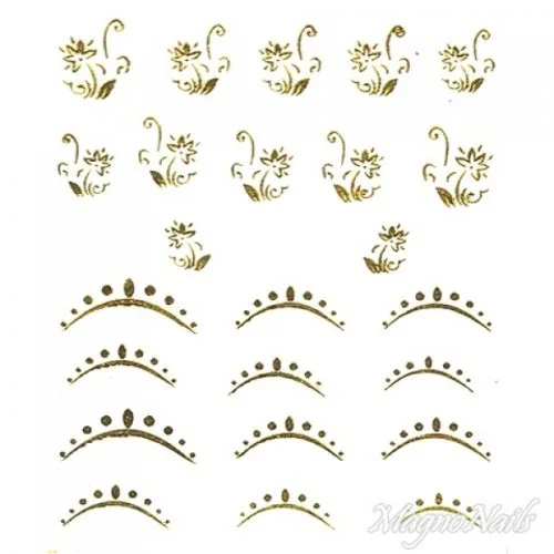 2D Nail Art One Stoke Sticker