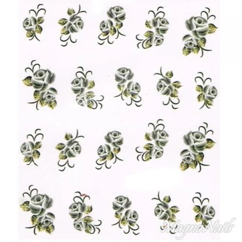 2D Nail Art One Stoke Sticker