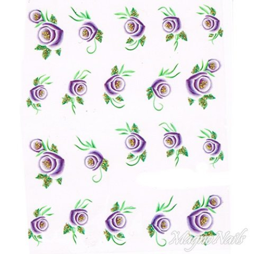 2D Nail Art One Stoke Sticker