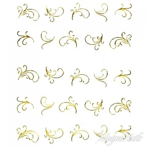 2D Nail Art One Stoke Sticker