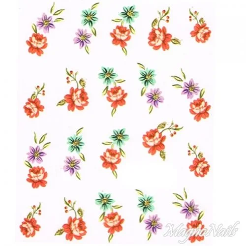 2D Nail Art One Stoke Sticker