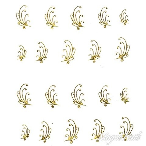 2D Nail Art One Stoke Sticker
