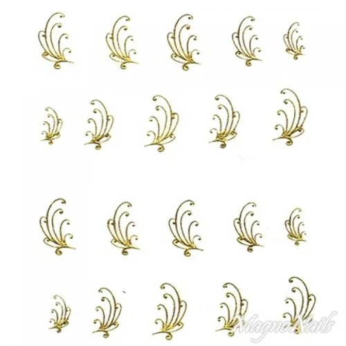 2D Nail Art One Stoke Sticker